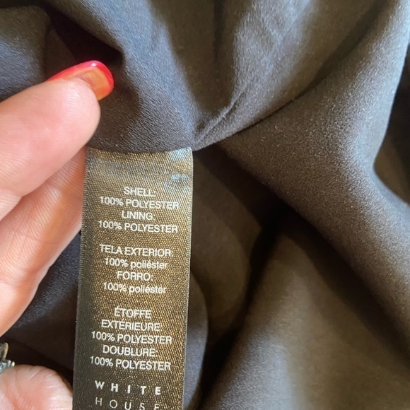 White House black market size medium off shoulder‎ with long angel sleeves - Picture 9 of 12